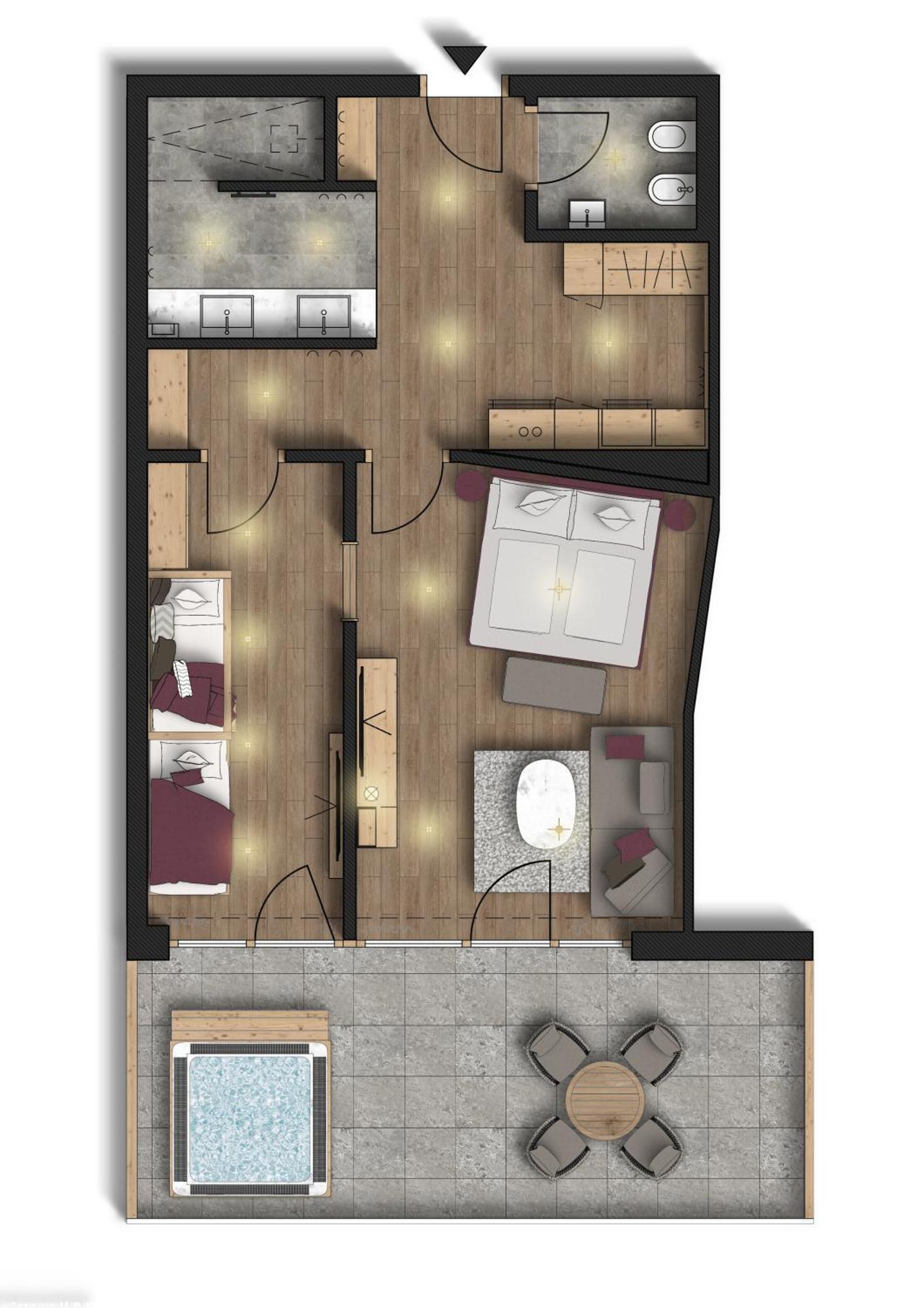 Das Gerstl Family Retreat Resia Chambre photo