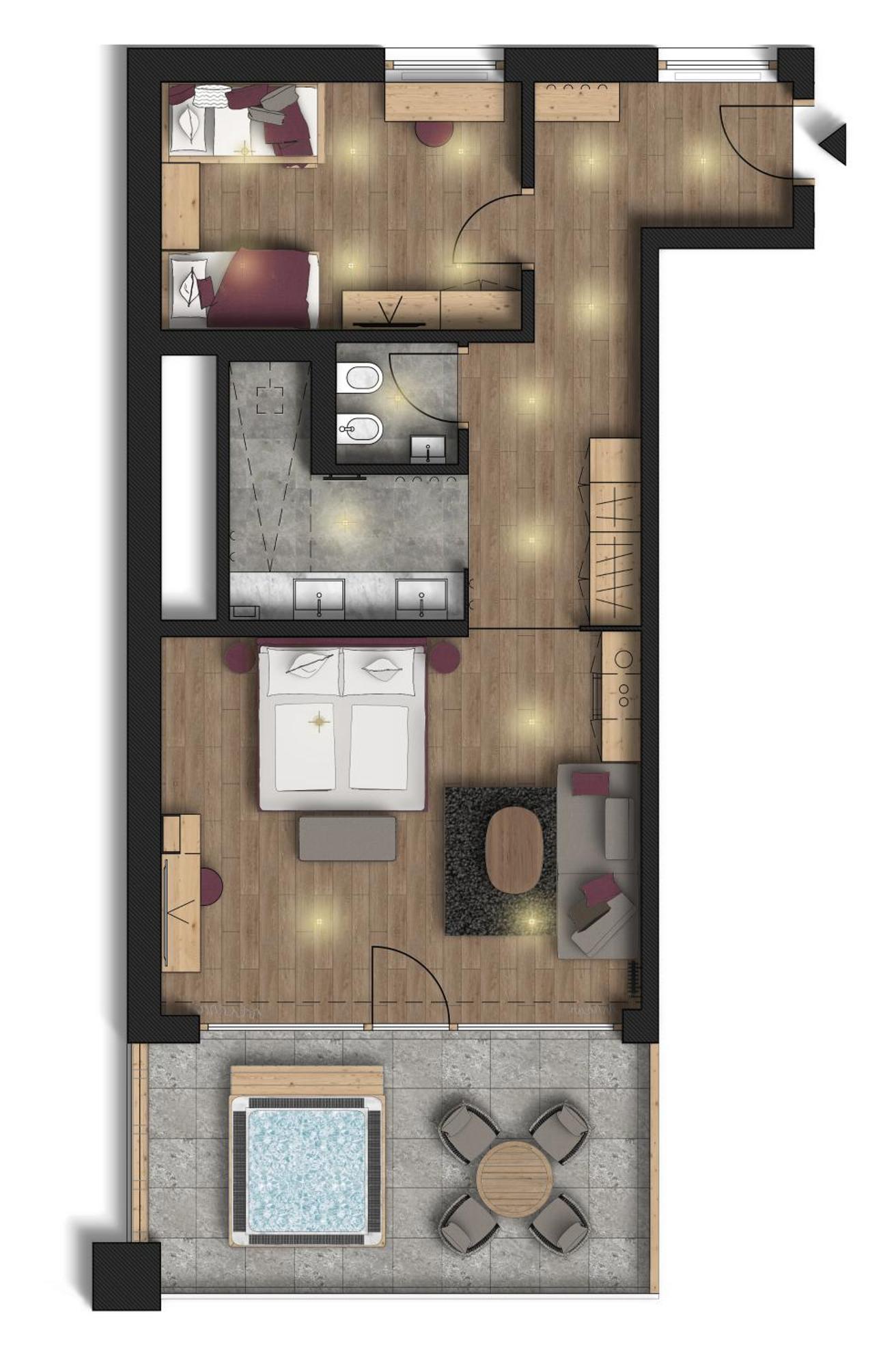 Das Gerstl Family Retreat Resia Chambre photo