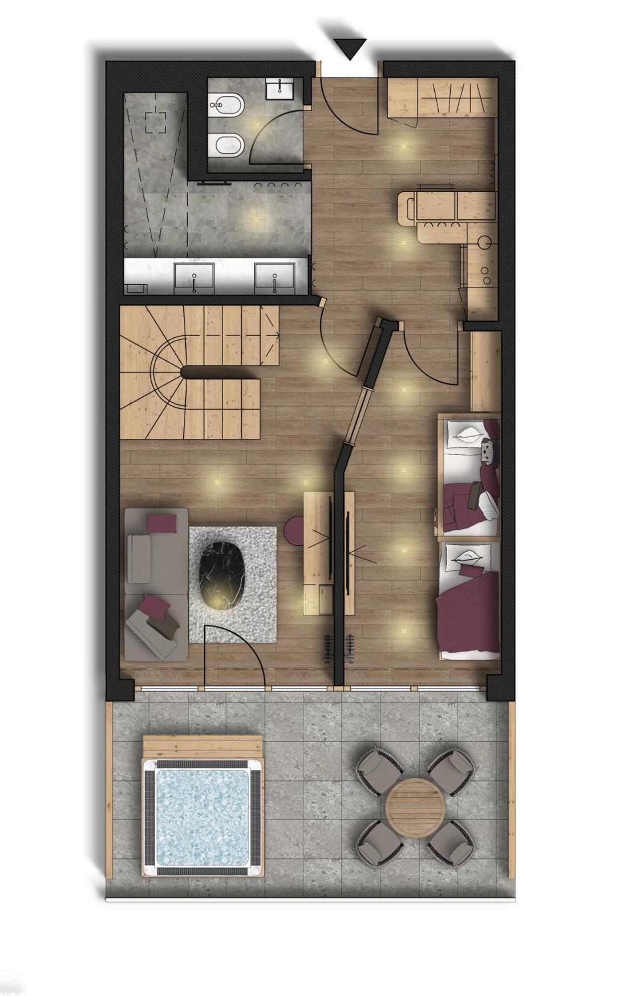 Das Gerstl Family Retreat Resia Chambre photo
